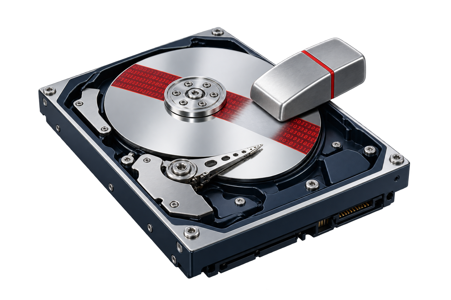 Service illustration: Secure data erasure — Blancco